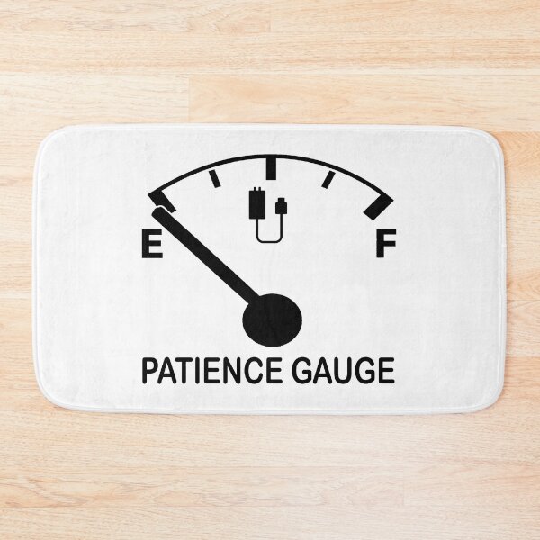 Item preview, Patience Gauge Empty designed and sold by headpossum.
