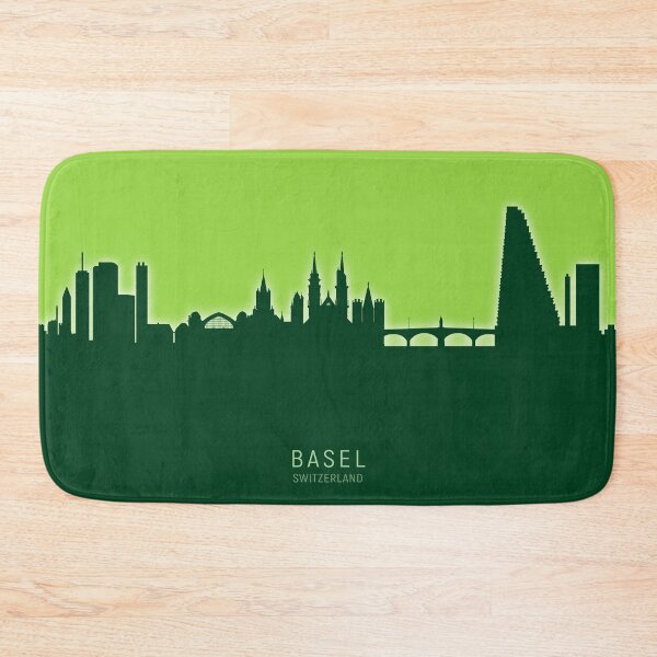 Item preview, Basel Switzerland Skyline designed and sold by ArtPrints.