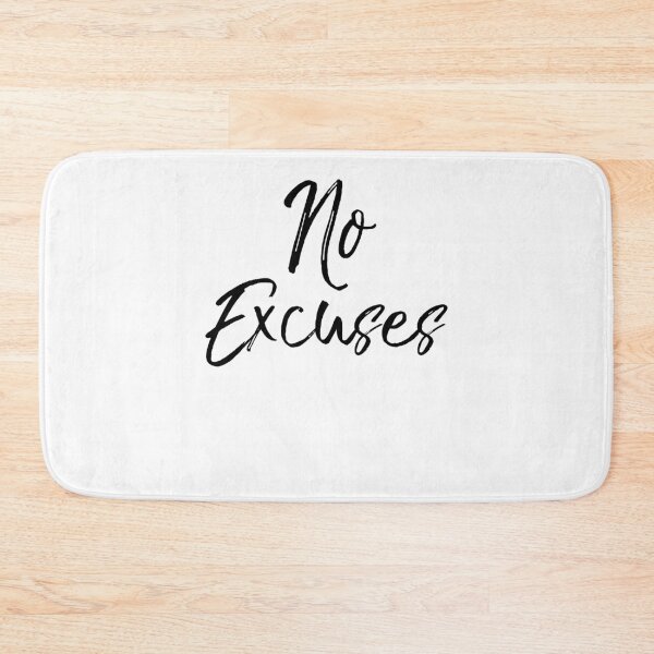 Item preview, No Excuses Funny Workout Quote designed and sold by TNDesignStudio.