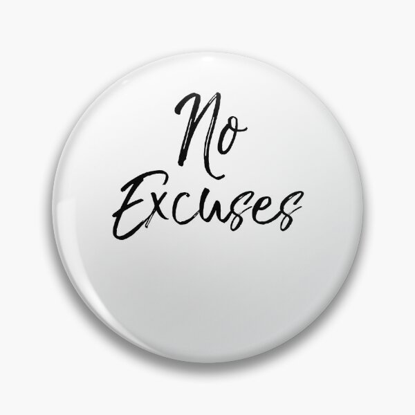 Artikelvorschau, No Excuses Funny Workout Quote entworfen und verkauft von TNDesignStudio.