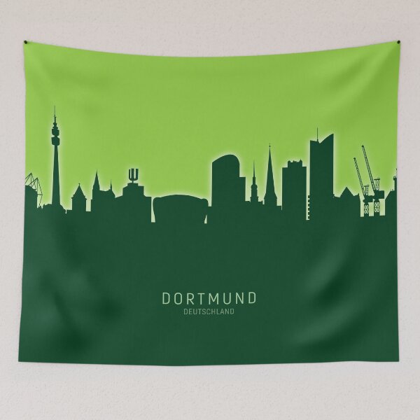 Item preview, Dortmund Germany Skyline designed and sold by ArtPrints.