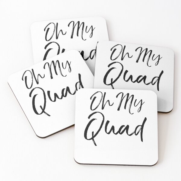 Item preview, Oh My Quad Funny Workout Quote designed and sold by TNDesignStudio.