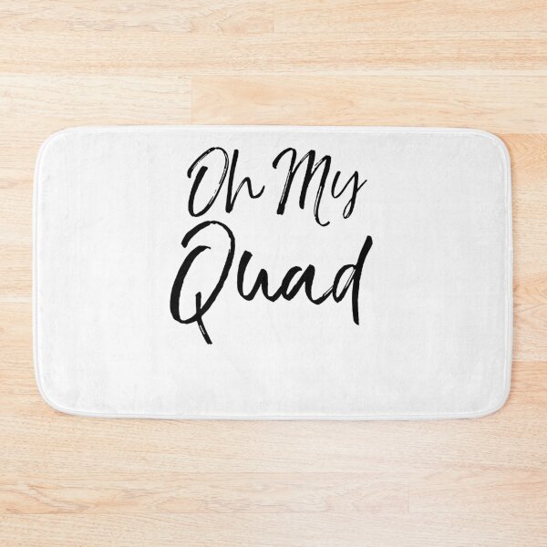 Item preview, Oh My Quad Funny Workout Quote designed and sold by TNDesignStudio.