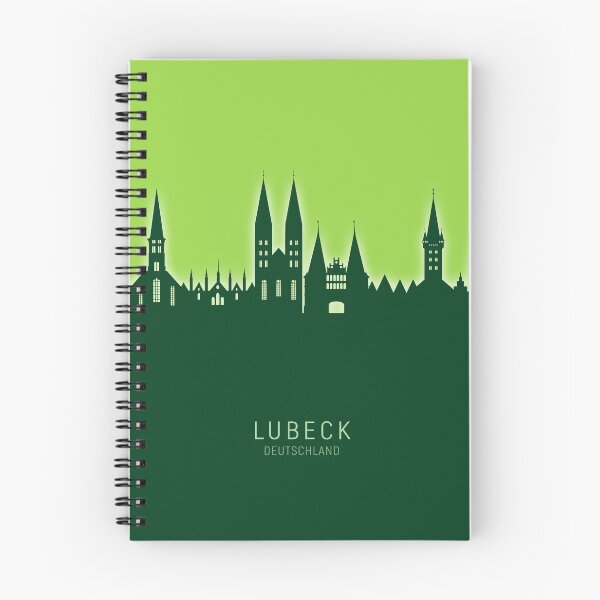 Item preview, Lubeck Germany Skyline designed and sold by ArtPrints.