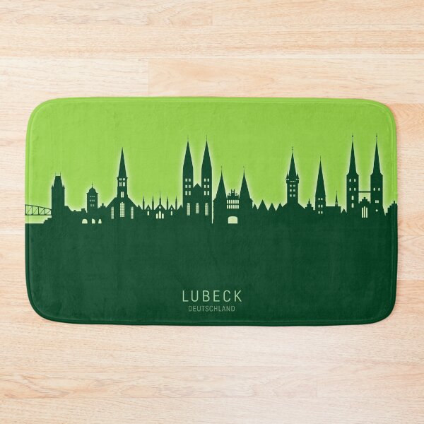 Item preview, Lubeck Germany Skyline designed and sold by ArtPrints.