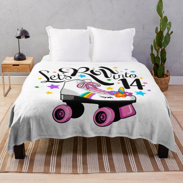 Item preview, Let’s roll into 14th Birthday. Unicorn, Roller skate T-shirt. designed and sold by iclipart.