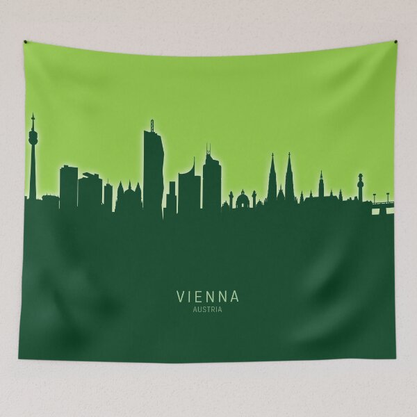 Item preview, Vienna Austria Skyline designed and sold by ArtPrints.