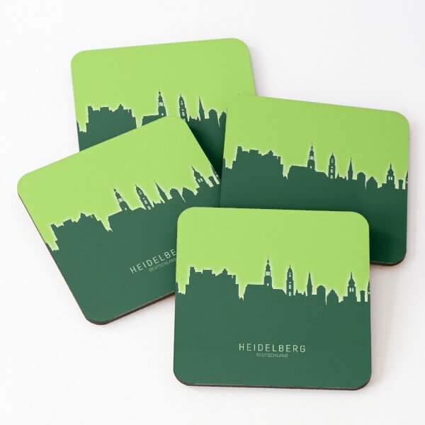 Item preview, Heidelberg Germany Skyline designed and sold by ArtPrints.