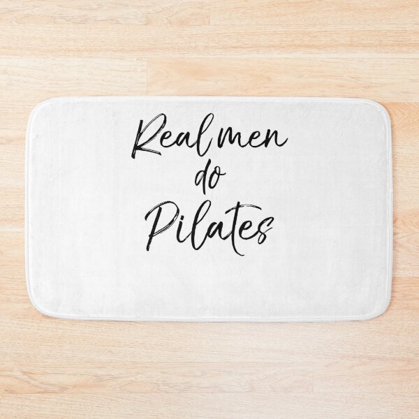 Item preview, Real Me Do Pilates Funny Workout Quote designed and sold by TNDesignStudio.