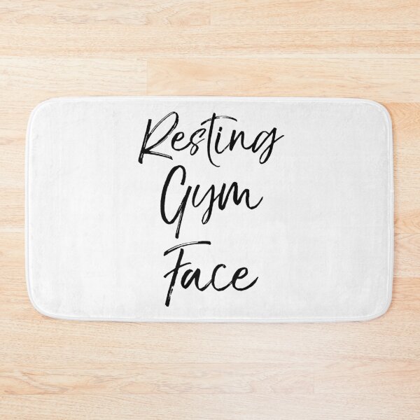 Item preview, Resting Gym Face Funny Workout Quote designed and sold by TNDesignStudio.