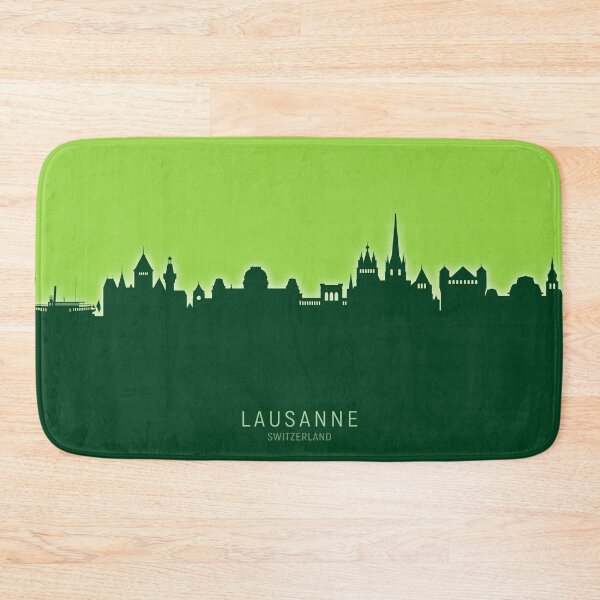 Item preview, Lausanne Switzerland Skyline designed and sold by ArtPrints.