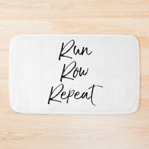 Item preview, Run Row Repeat Funny Workout Quote designed and sold by TNDesignStudio.