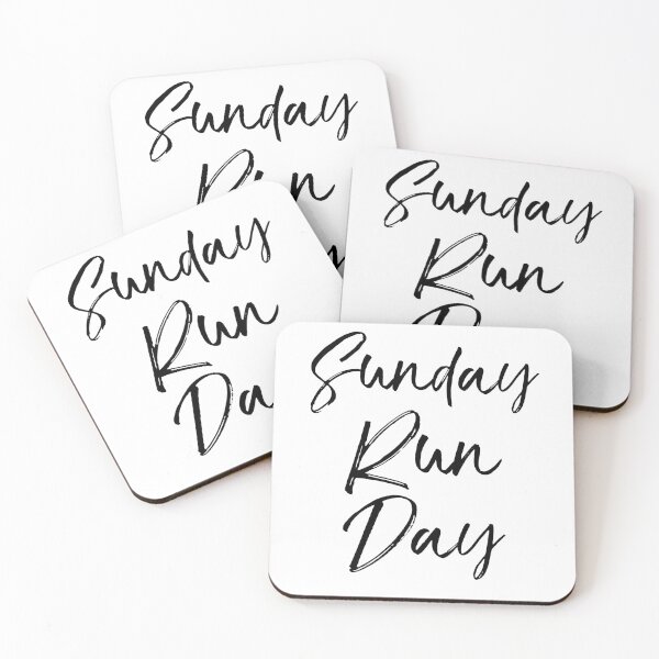 Item preview, Running Sunday Run Day Funny Workout Quote designed and sold by TNDesignStudio.