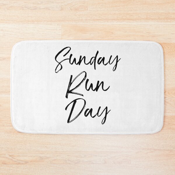 Item preview, Running Sunday Run Day Funny Workout Quote designed and sold by TNDesignStudio.
