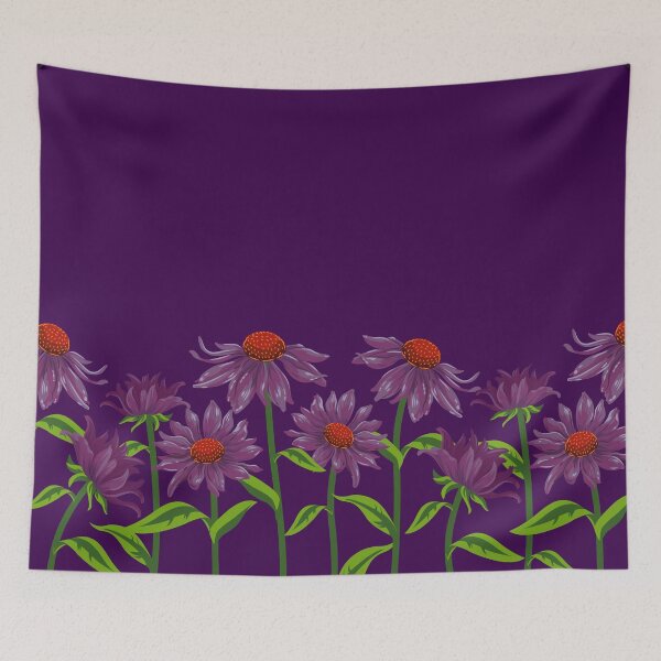 Item preview, Purple Coneflower - Cone flowers Echinacea Floral Art  designed and sold by Thordur Sturluson.