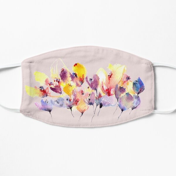 Wild Flowers - Yellow and Purple Mask