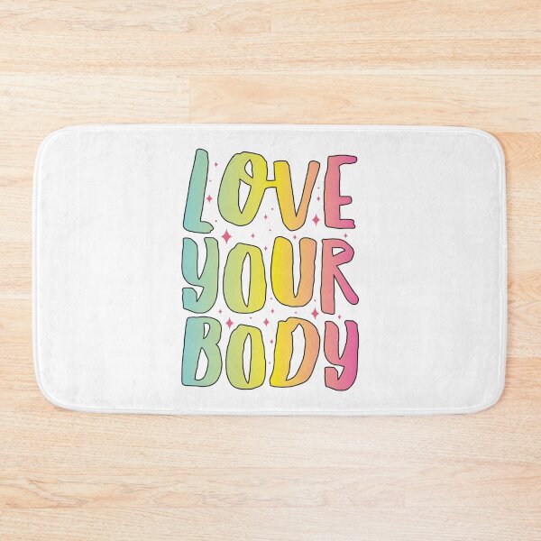 Item preview, Love your body sticker designed and sold by joellis.