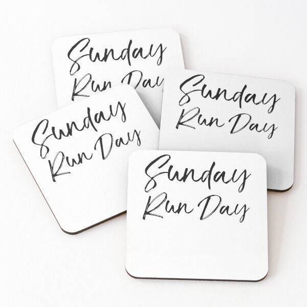 Item preview, Sunday Run Day Funny Workout Quote designed and sold by TNDesignStudio.