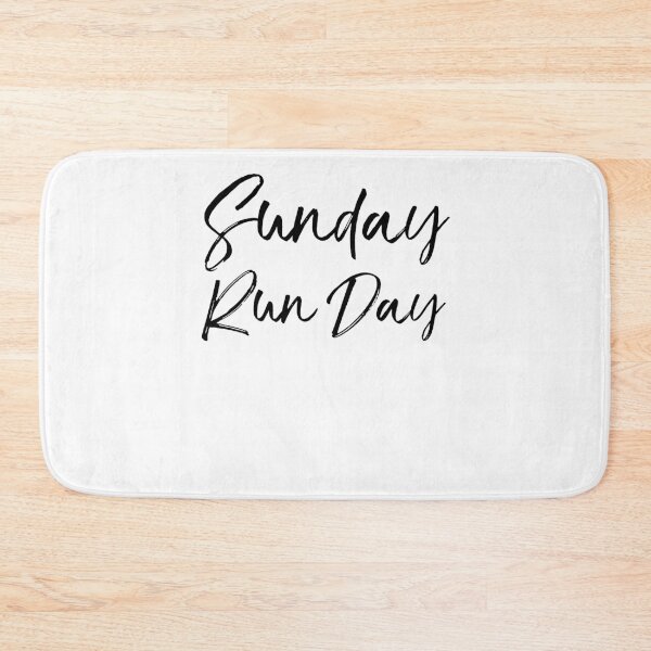 Item preview, Sunday Run Day Funny Workout Quote designed and sold by TNDesignStudio.