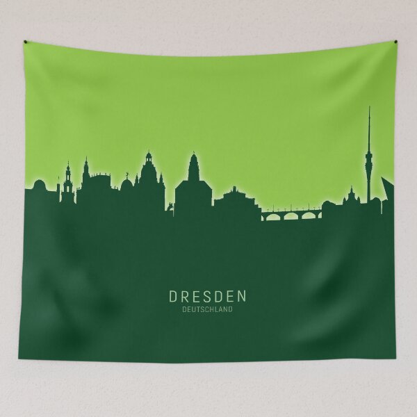 Item preview, Dresden Germany Skyline designed and sold by ArtPrints.