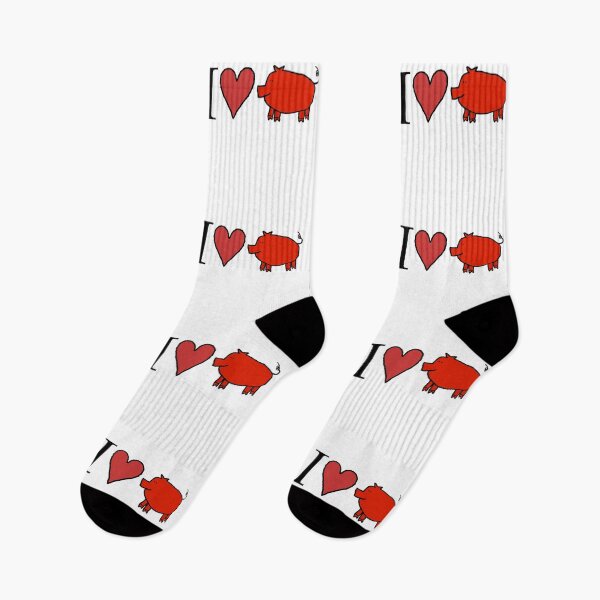 Item preview, I love red pigs designed and sold by ellenhenry.
