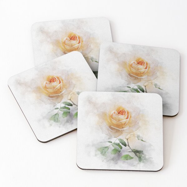 Item preview, Yellow Rose Watercolor designed and sold by joanniecandi.