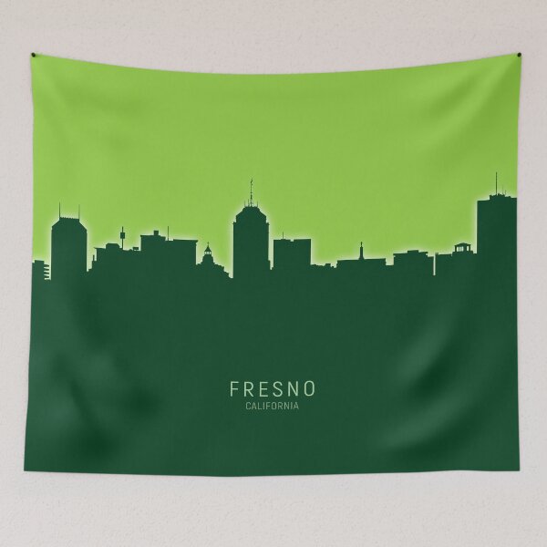 Item preview, Fresno California Skyline designed and sold by ArtPrints.