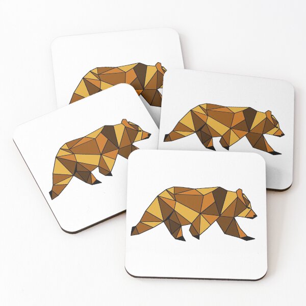 Item preview, Geometric Walking Bear  designed and sold by Devin-FK.