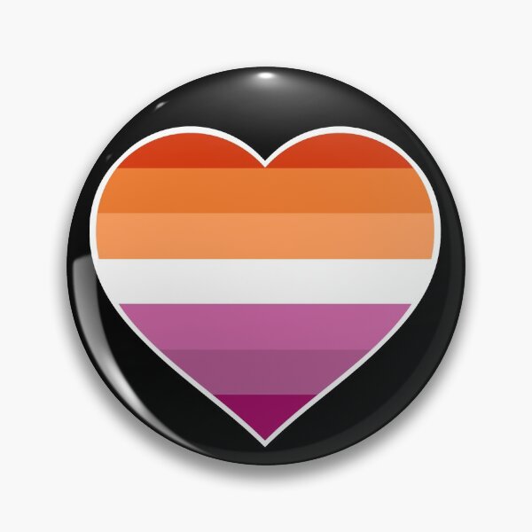 Aperçu de l'œuvre nouveau coeur de drapeau lesbien créée et vendue par lymerikk.