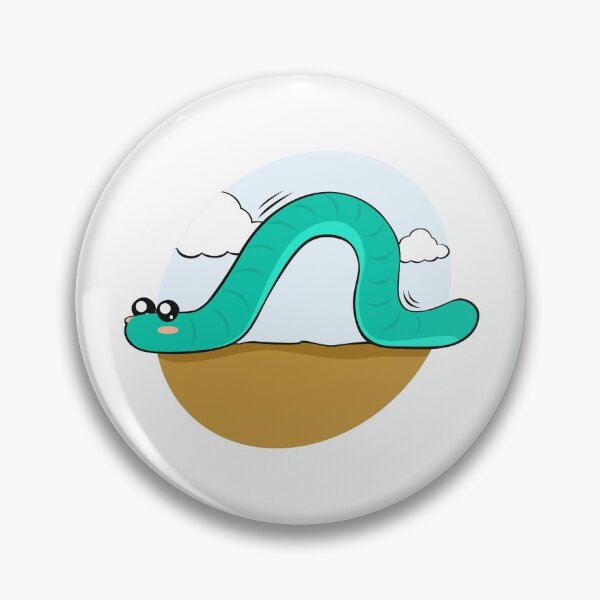 Item preview, Cute Worm Art designed and sold by BrightLightArts.