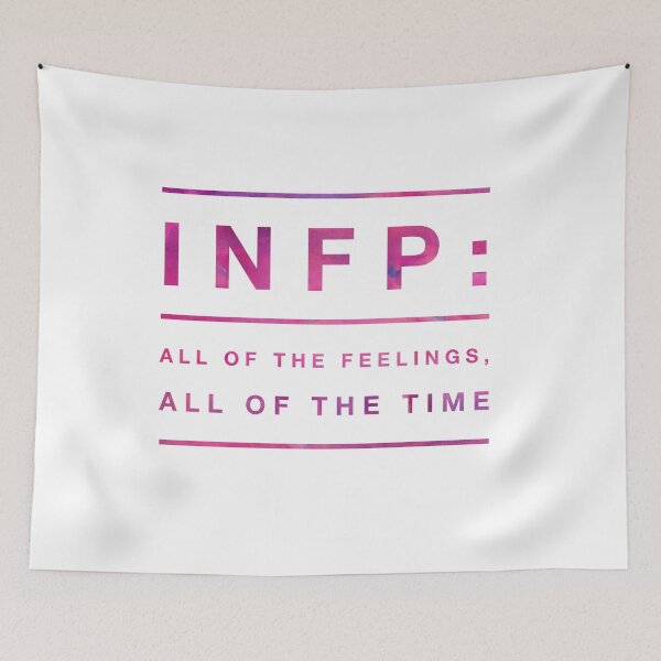 Item preview, Funny MBTI INFP: All of the Feelings all of the Time designed and sold by smintkid.