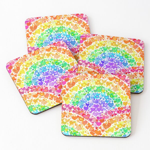 Item preview, Heart Rainbows designed and sold by Cressidacarr.