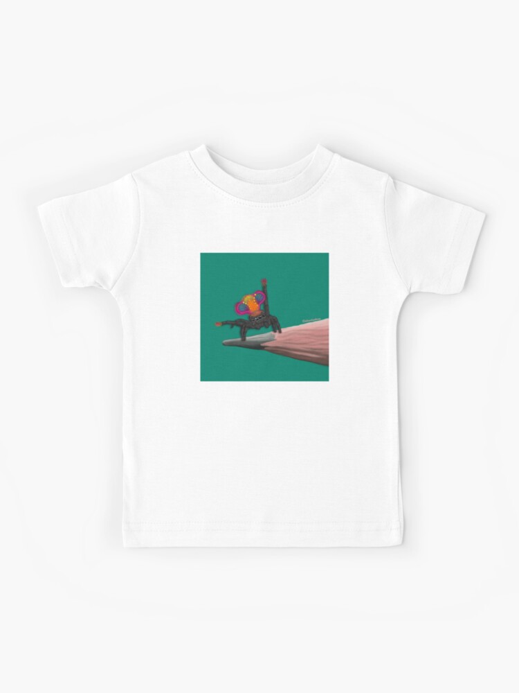 Camiseta Para Ninos Arana Pavo Real Y Lapiz De Alawstrations Redbubble