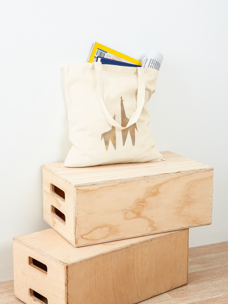 Alternate view of Origami Giraffe Tote Bag