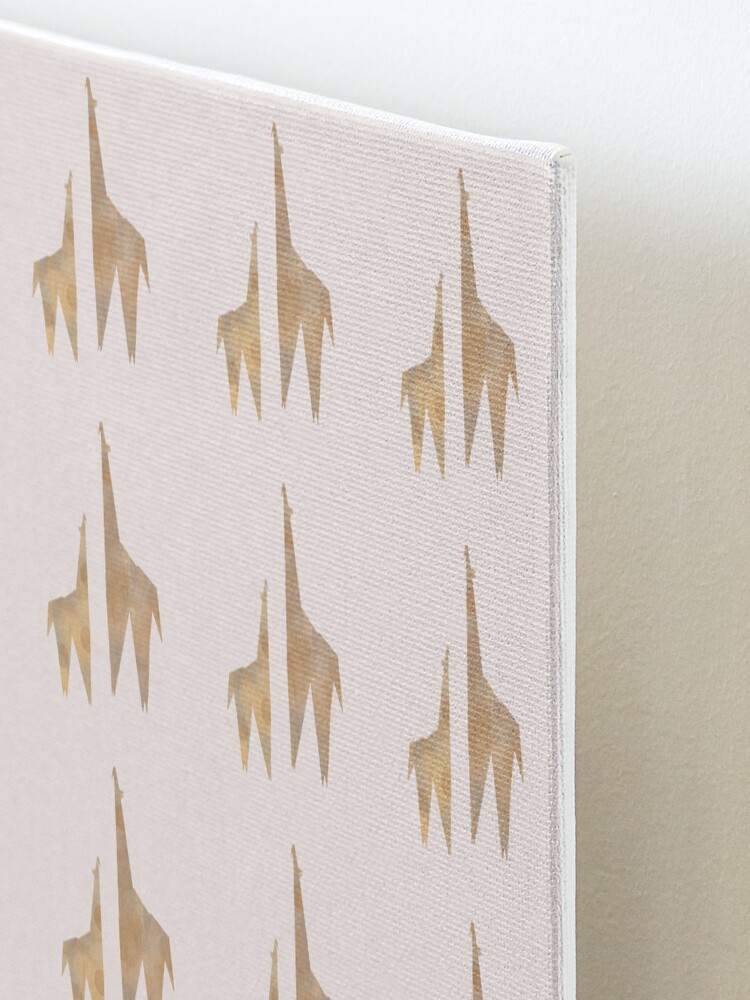 Alternate view of Origami Giraffe Mounted Print