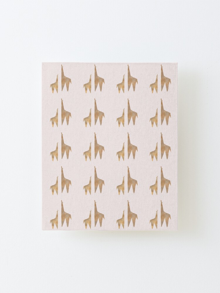 Alternate view of Origami Giraffe Mounted Print