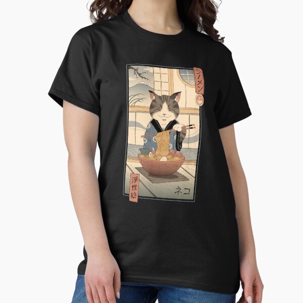 Item preview, Neko Ramen Ukiyo-e designed and sold by vincenttrinidad.