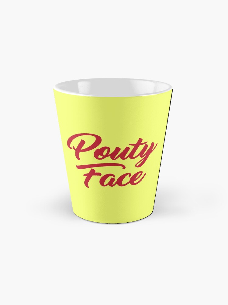 Alternate view of Pouty Face - A funny gift for an Addison trendy lover! Mug
