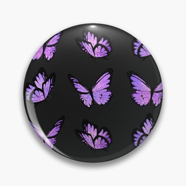 Item preview, purple/violet/lilac glitter shimmering butterflies designed and sold by acatalepsys.