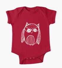 Owl number 14 - white One Piece - Short Sleeve