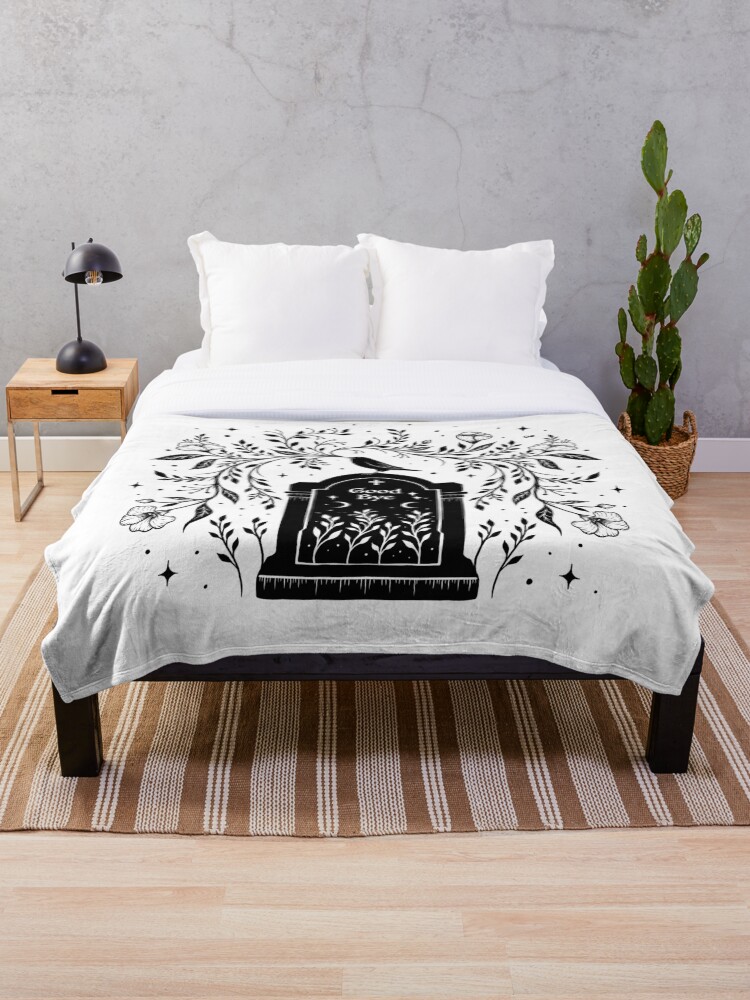 Thumbnail 1 of 6, Throw Blanket, Grave Song designed and sold by episodicDrawing.