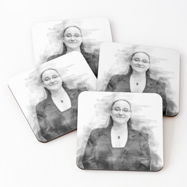 Item preview, Serene portrait watercolor designed and sold by Grégory DUBUS.