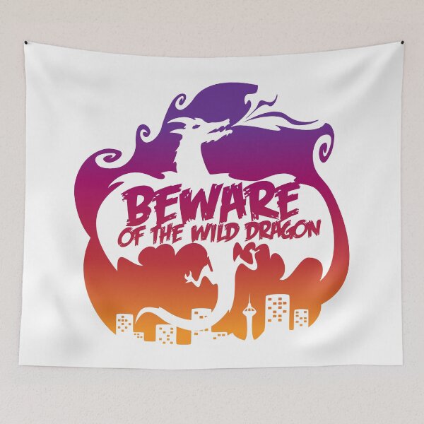 Item preview, Beware of the wild dragon designed and sold by GeekLvl20.