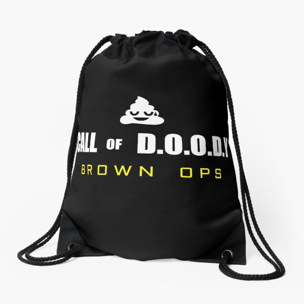 Call of D.O.O.D.Y Brown OPS T-Shirt Drawstring Bag