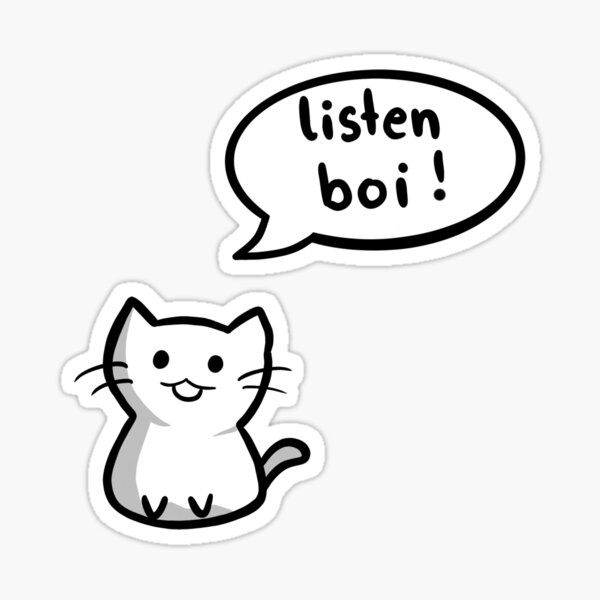 Artikel-Vorschau von "listen boy!", Suga Zitat, designt und verkauft von armylanding.