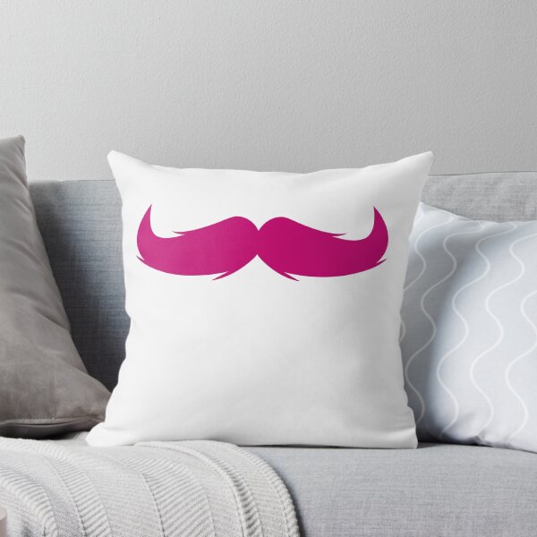 Item preview, Funny Mask - Pink Beard - Face Mask - Pink Mustache designed and sold by ArticaDesign.