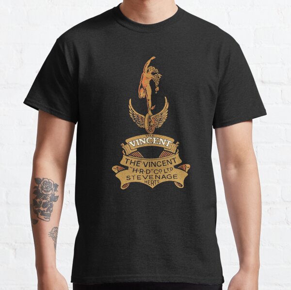 vincent motorcycles t shirt