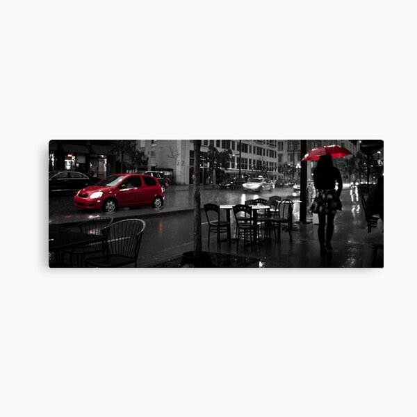 Girl and Car Canvas Print
