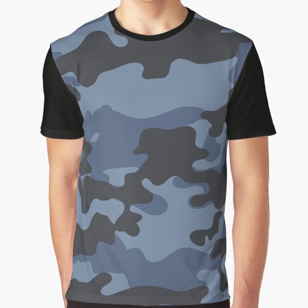 Camouflage Pattern Cool Army Midnight Camo Print Grey