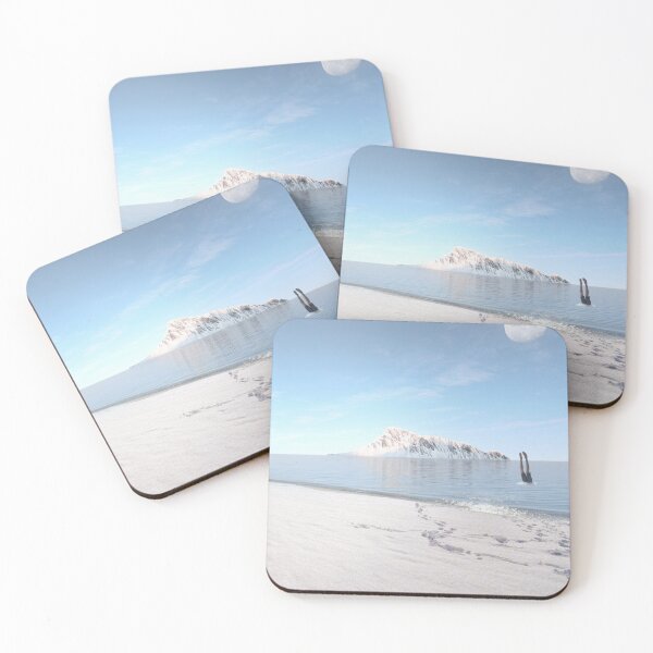 Item preview, Snowy beach in a crazy morning designed and sold by Archiworkshop.